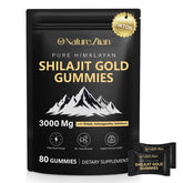 Bottle of O NATURE ZIRAN Shilajit Gummies with Ashwagandha and Gokshura
